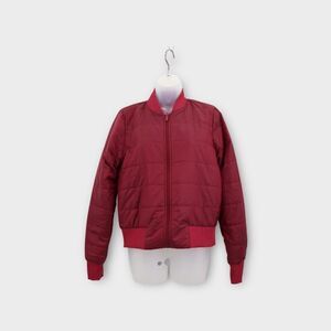 Lululemon Non Stop Bomber Size 8 Reversible Pomegranate NWT Jacket